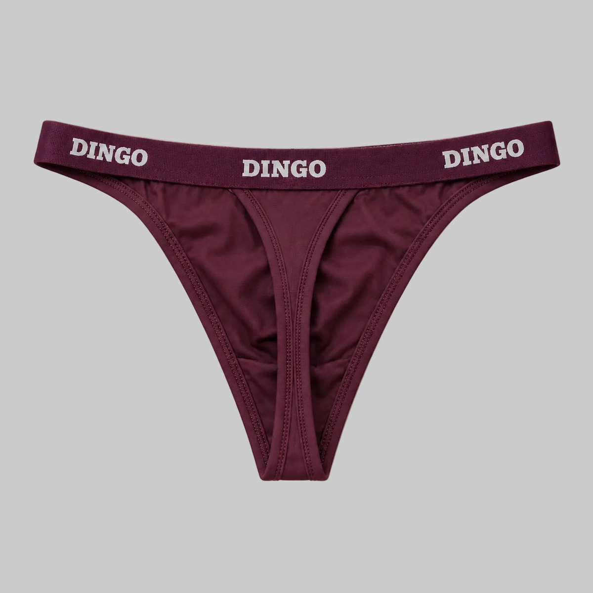 DINGO Sculpt Wine Thong - men's wine thong underwear