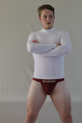 DINGO Wine Jockstrap - men's wine jockstrap underwear alternate view