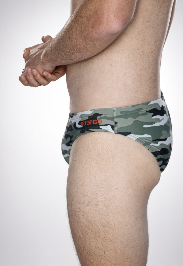 DINGO Camo Speedo side view